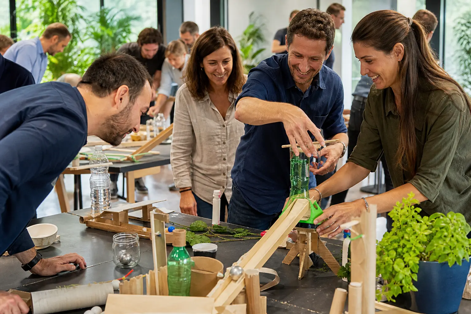 Sensibiliser à l&rsquo;économie circulaire grâce à un défi de réaction en chaîne collaboratif